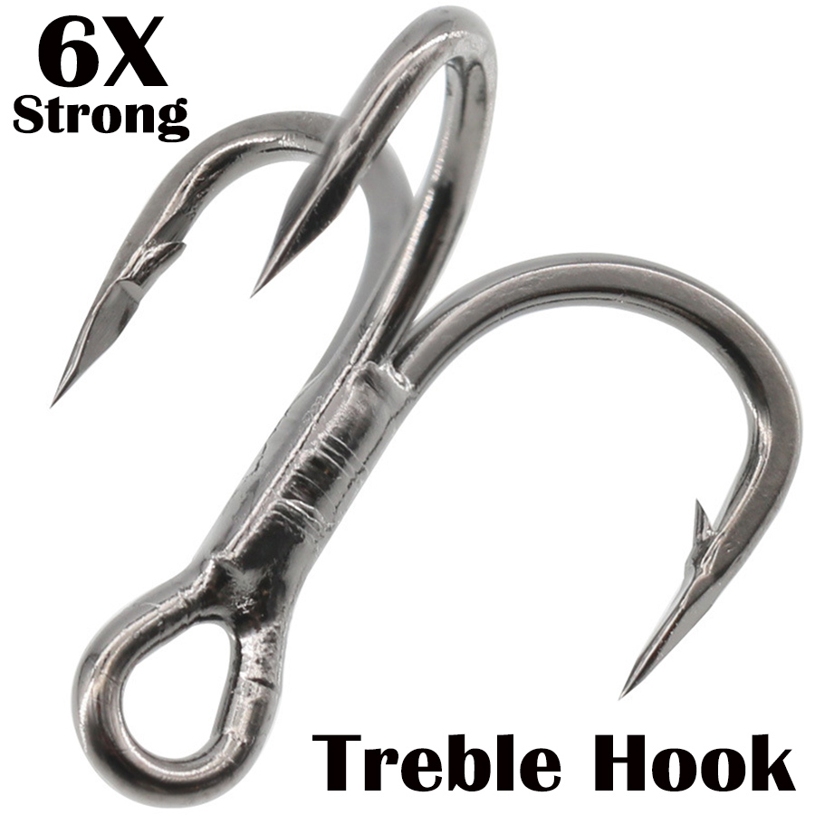 Fishing Hook Offset - Amo da pesca triplo 6X Forte