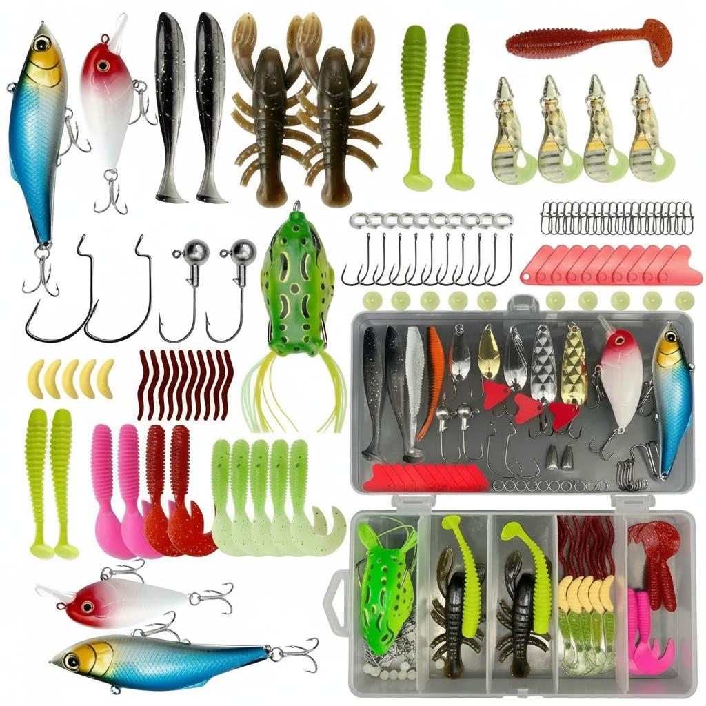 Kit di 133 Pezzi di Esche da P - Fishing Hook Box recensione e prezzo