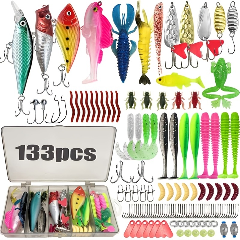 Kit di 133 Pezzi di Esche da P - Fishing Hook Box recensione e prezzo