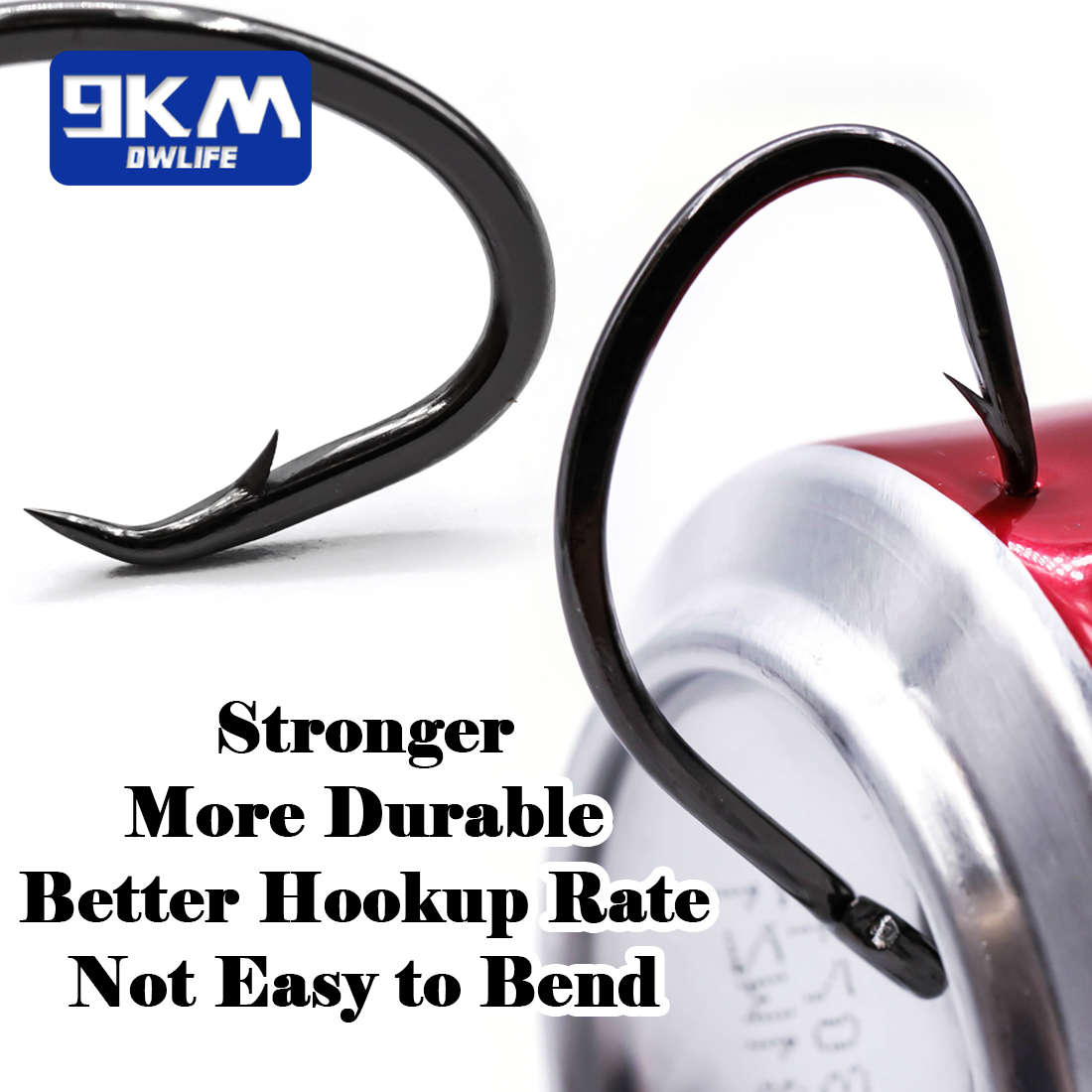 9KM Cerchio Ganci 25 ~ 50 Pz A - Fishing Hook Offset recensione e prezzo