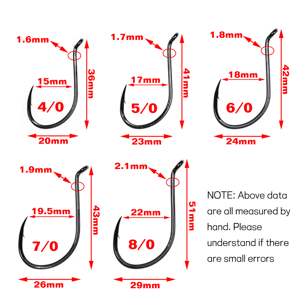 Bimoo 20 pezzi Offset gancio a - Fishing Hook Offset recensione e prezzo