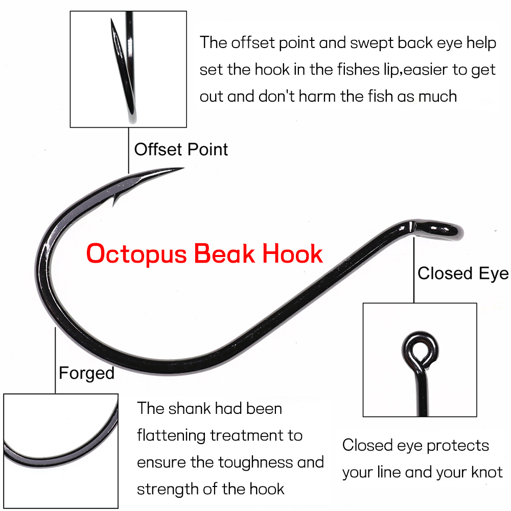 Bimoo 20 pezzi Offset gancio a - Fishing Hook Offset recensione e prezzo